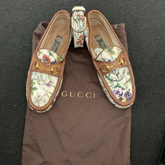 Floral Gucci loafer / floral belt available 4 sale - Picture 4 of 7